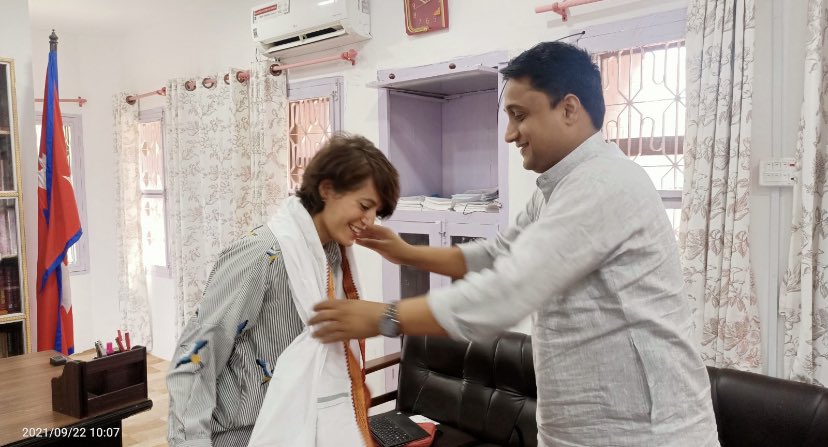 Sbasnyet's tweet photo. Many thanks @dipjha for the warmest welcome &amp; steadfast support for @UKinNepal’s @SEEP_Programme. Reconnected &amp; ready for post-Covid resurgence in Province 2. Excellent partnerships to build on! https://t.co/8ky9QsjZo5