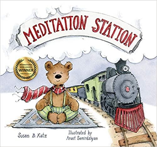 PicBkBuilders's tweet photo. @MMeadowsBooks chats w/@SusanKatzAuthor about her cutie pie book, MEDITATION STATION (Illus by @AnaitSart), which shows kids how to "stay at the station" when negative thoughts threaten to carry them away. https://t.co/4yl7chzgPc #meditationstation https://t.co/AdjEV0KUgd