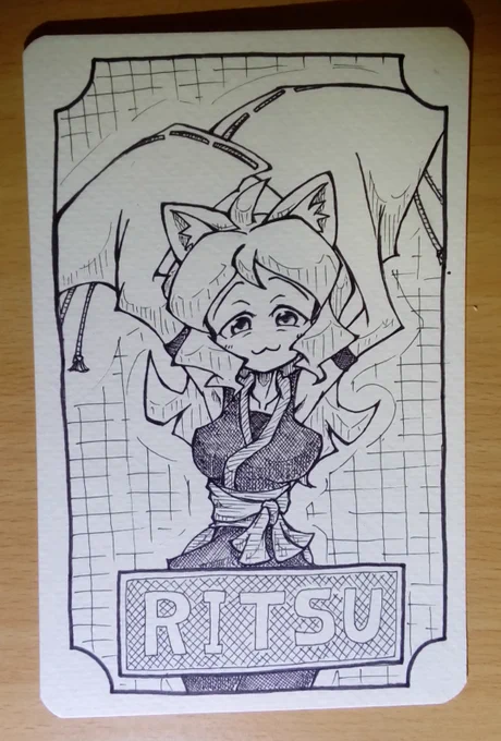 りつねぇね、カード風。
#ケムリクサ 