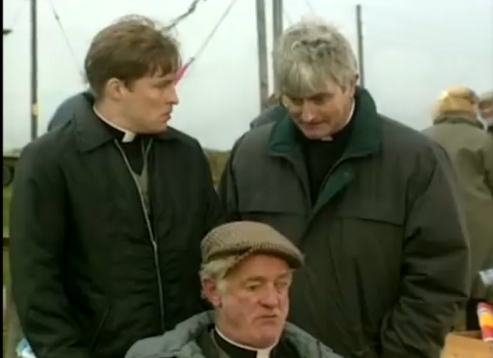 FrTedQOTD's tweet photo. “I wish I wasn’t a priest.”

“Dougal, if Father Jack heard you say that.”

“Sure he told me one time that he doesn’t even believe in God." https://t.co/H2505gr80H