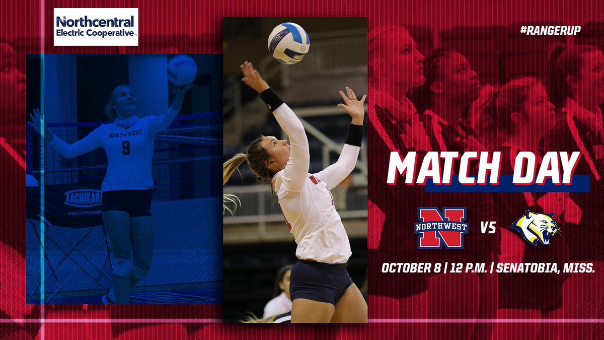 NWCCVolleyball's tweet photo. Another chance to catch us at home!

🆚 Lawson State
🕛 12 P.M.
📍 Howard Coliseum; Senatobia, Miss.
📺 Ranger TV (https://t.co/XoIyVN0wtp)

#RangerUp🏐 https://t.co/ftEUx9Rmf1