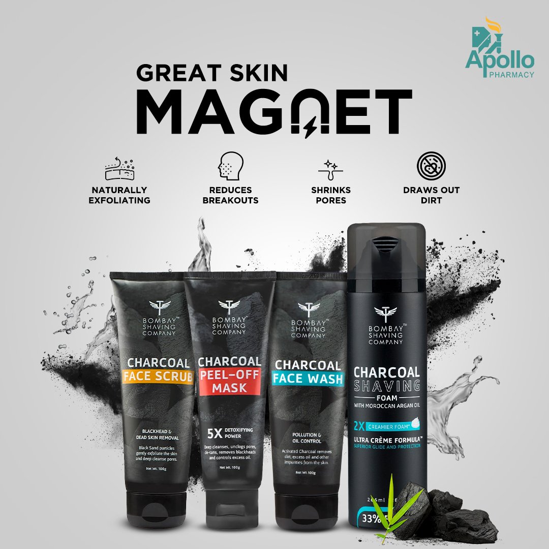 ApolloPharmacy's tweet photo. Using #charcoal in #skincare is more than a trend! Due to its #absorptive properties, charcoal draws out #toxins and bacteria like a magnet while absorbing oil from your skin 20x better than any other ingredient.
Locate your nearest store  https://t.co/hei1450uNi

#ApolloPharmacy https://t.co/mLXuWfYOJK
