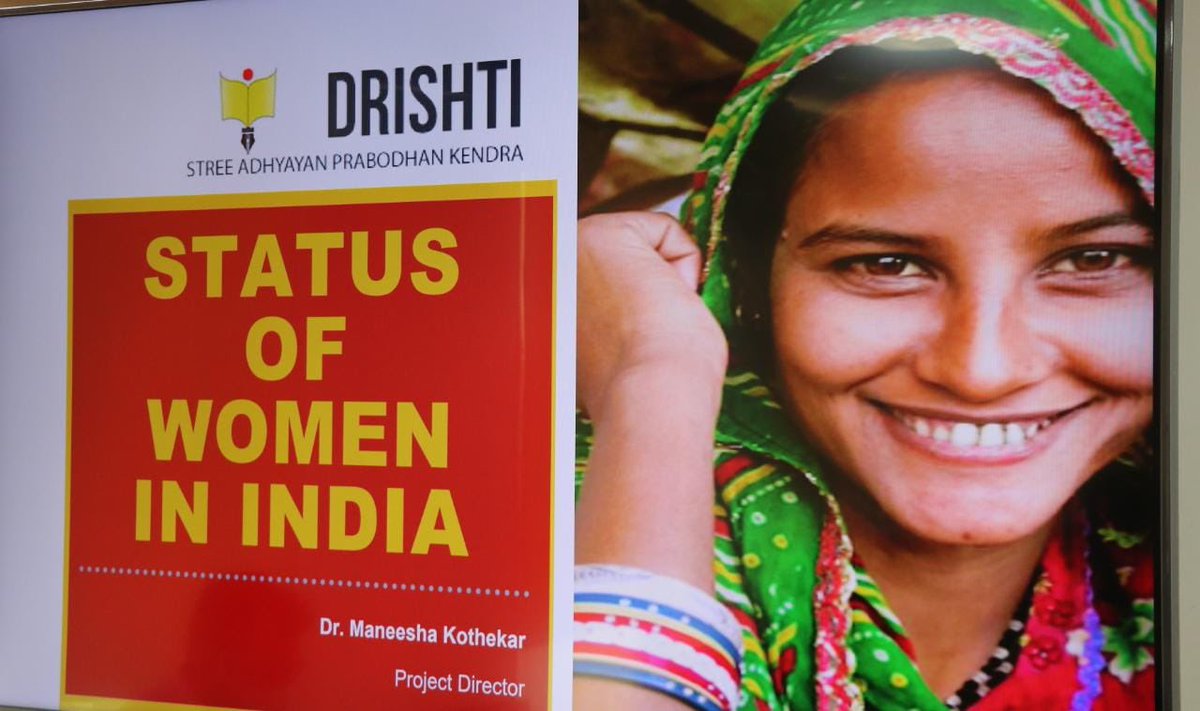 dpradhanbjp's tweet photo. Great insights from the “Status of Women in India” report by Drishti Stree Adhyayan Prabhodhan Kendra, a women’s study centre working on researching and understanding the vital and important issues regarding women’s status in the society. https://t.co/hojHIRoC5d