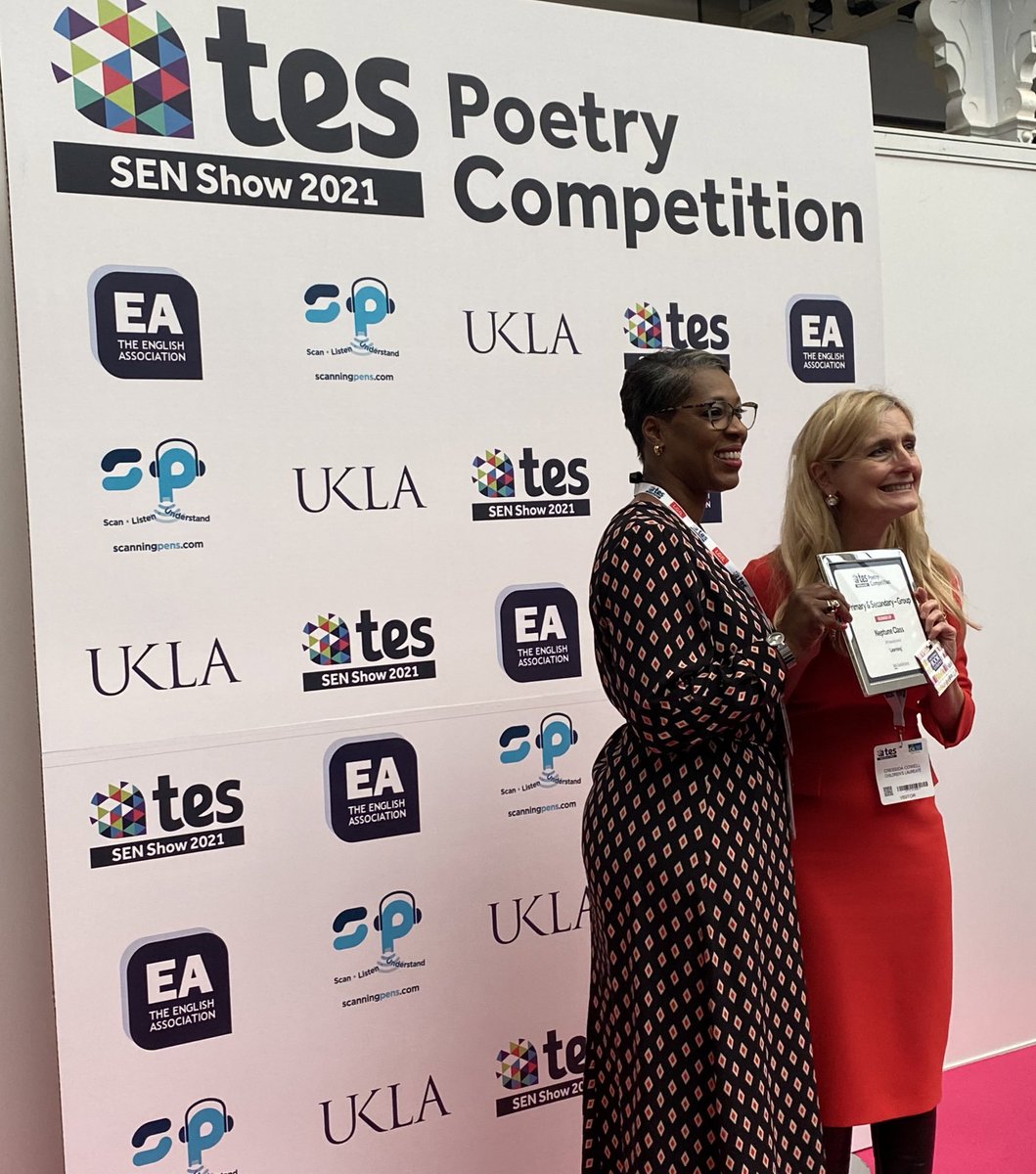 Celebrating poetry and the power of writing today with the @SENShowUK Poetry Competition ceremony! Congratulations to all winners - full details here tessenshow.co.uk/poetry-comp 🥳