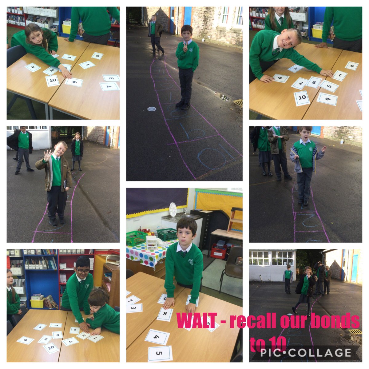 We have had lots of fun in our Maths carousel this week, practising our bonds to 10, 20 and 100. Gwaith ardderchog Dosbarth Ogwen 👍