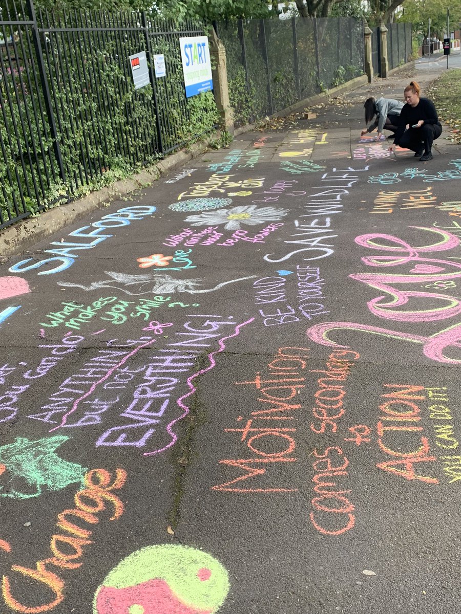 AbbieHGMMH's tweet photo. #WorldMentalHealthDay #chalktotalk @STARTinspminds @LWinSalford @fatpink @TammyYoung111 @GMMHarper @SophieJinksMHP @HinchenSophie https://t.co/sZZ21u4MdW
