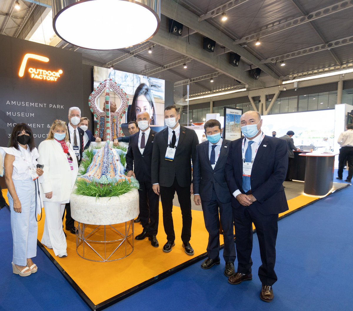 outdoorfactory's tweet photo. Dear Hal McEvoy, ICAE, @JakobWahl, @MandsThompson, Guillermo Cruz thank you for visiting our booth at @IAAPAHQ Expo. Hope to see you soon in Orlando.
#themepark #amusementpark #museum #designandbuild #outdoorfactory #expo #iaapa #themedattraction #themedentertainment https://t.co/uhBVTWpE8u