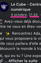 lecubegarges's tweet photo. Ne cherchez plus, on a trouvé la cause du #facebookdown. Les réseaux n'étaient pas prêts pour Ada 🤖 
Pour la rencontrer en vrai 👉 https://t.co/q2za54F2RW https://t.co/wrhKfAVNbg