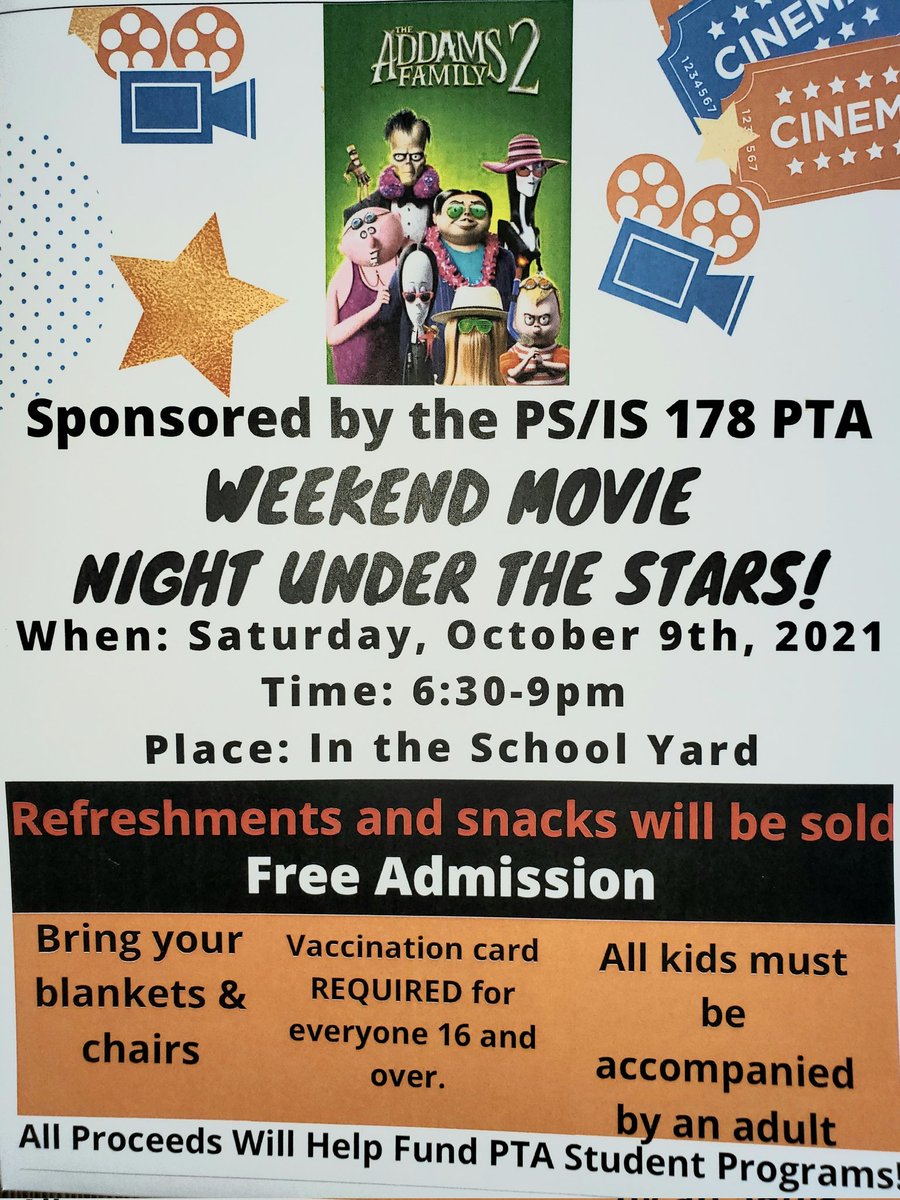 PTApsis178's tweet photo. Movie Night this Saturday! https://t.co/YiP7AKcvF1