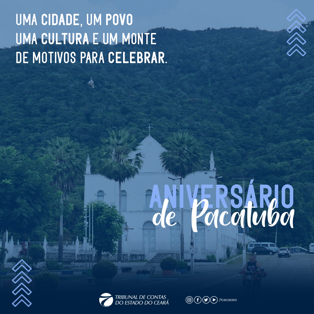 tceceara's tweet photo. O TCE Ceará parabeniza o município de Pacatuba pelos seus 152 anos. #pacatuba #aniversario #ceara #tceceara
Créditos: Google Imagens https://t.co/sTdMUtGHfy