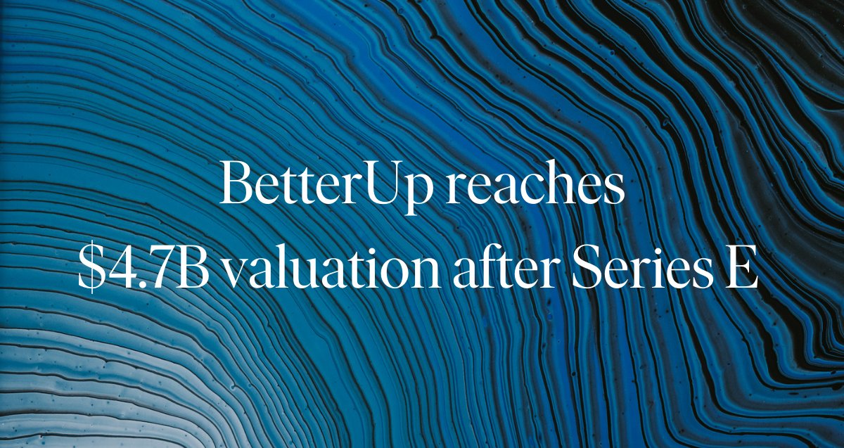 We want to thank our customers, members, coaches, employees, and investors — you made this possible. 

Thank you for trusting us as a partner in your growth and believing in our mission. 

betterup.com/blog/human-tra…
