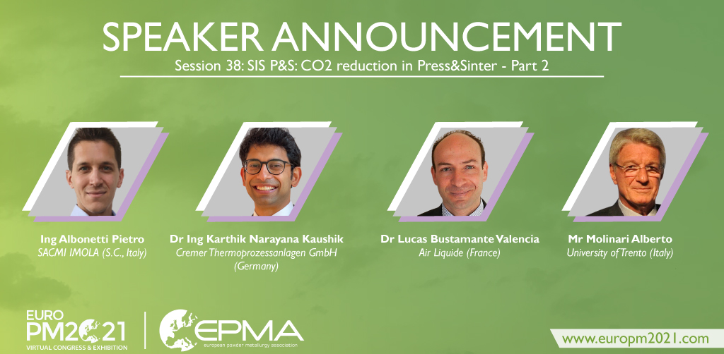 #EuroPM2021 Virtual Congress Special Interest Seminars Speakers Announced! 
Ing Albonetti Pietro
Dr Ing Karthik Narayana Kaushik
Dr Lucas Bustamante Valencia
Mr Molinari Alberto
Join #EuroPM2021 now: www5.shocklogic.com/scripts/jmeven…