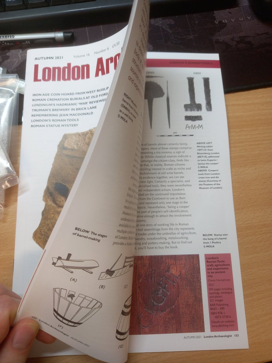 Roman_Tools's tweet image. Check out the Findspot feature on my Roman Tools book @BAR_Publishing in the latest @LondonArchaeo !