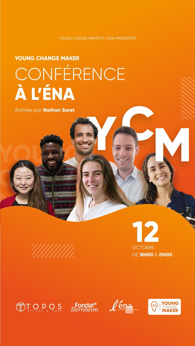 YChangeMaker's tweet image. Rendez-vous ce mardi 12 octobre 2021 à l’@ENA_fr de Paris pour une bonne dose d’inspiration et de networking!💡

Info et inscription : eventbrite.fr/e/billets-youn…

 #ActeurDuChangement #Paris #Inspiration #Networking #Changemakers #entrepreneuriat #Fonctionpublique
