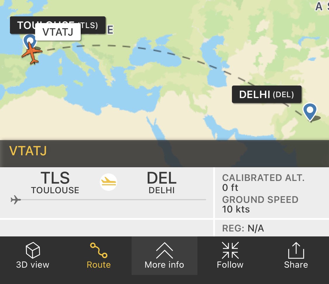 agrawalharsh_93's tweet photo. 5th #A320neo VT-ATJ departed TLS to join #AirAsiaIndia 
#AvGeek @khabri_lal @LiveFromALounge @unraveaero   @PlaneSpotIsCool @AeroHeadlines @asae92 @indianaviatior @Siddhanth9636 @gparaj @UtkarshThakkar @iFlyTheAirbus @taknevhgoma @RishiGangal @rishavr9 @Anup_LA @EkireAshishek78 https://t.co/D4brxK5WDf