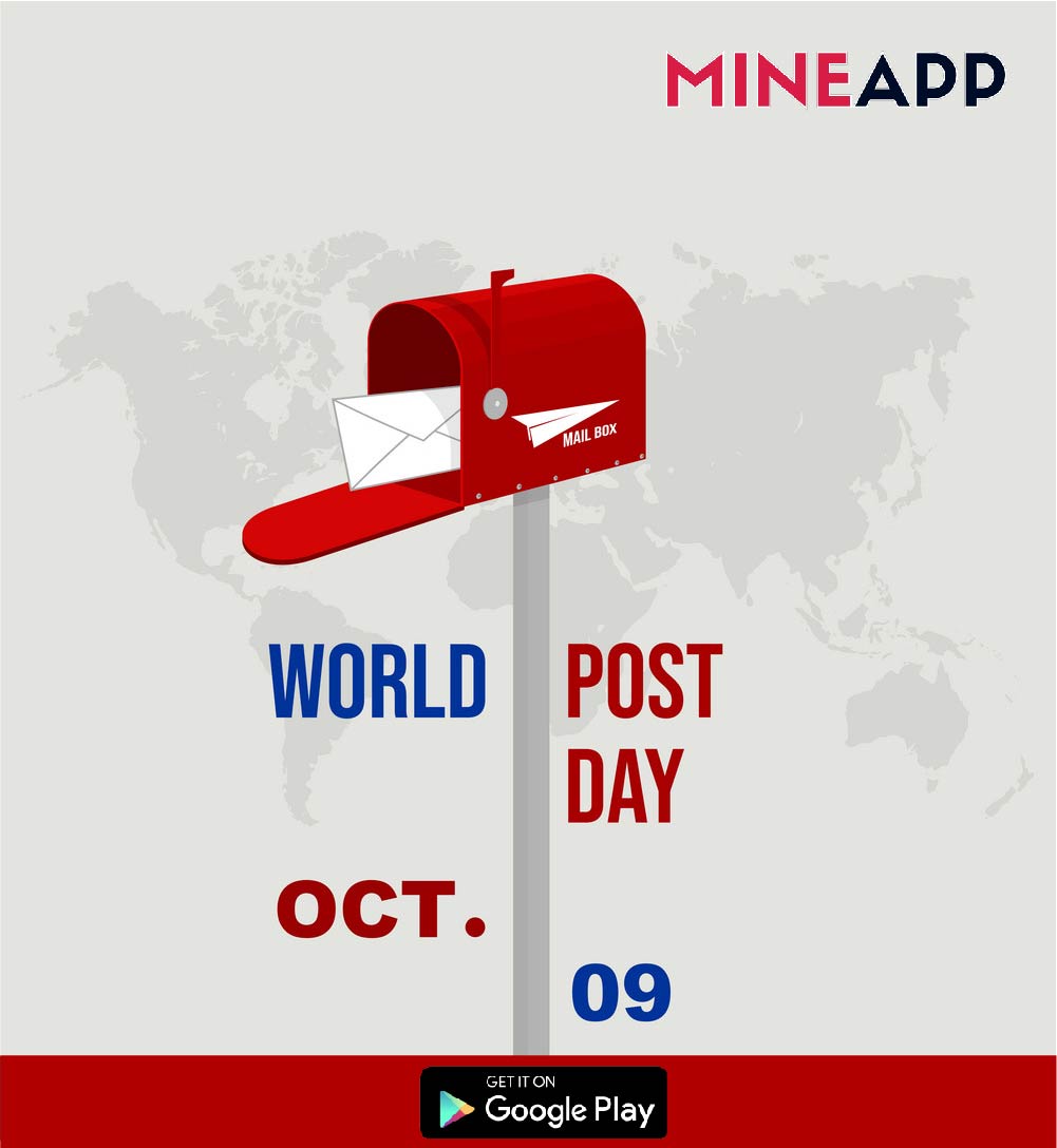 MineApp2's tweet photo. #mineapp #worldpostday #postday https://t.co/lx0P2Sll48