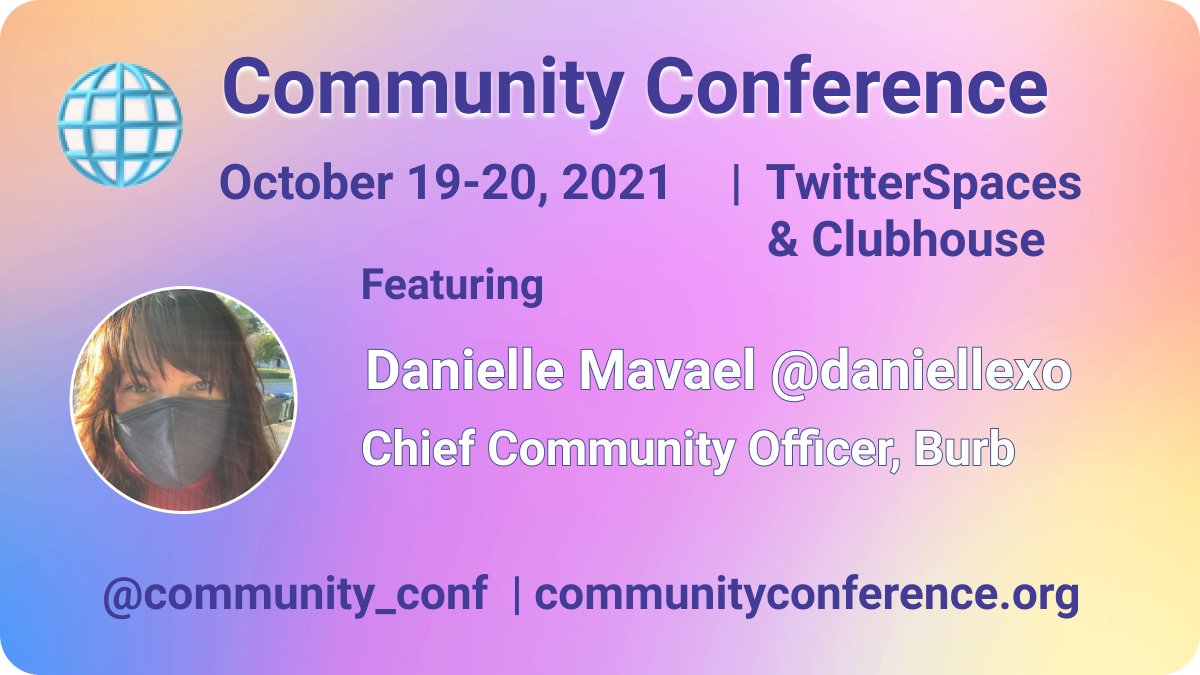 community_conf's tweet photo. Featured Speaker: Danielle Mavael

Danielle is the Chief Community Officer at @burbteam  and has been building communities for a long time (@lyft @Airbnb @Etsy @managedbyq 🤯)

Register to learn from Danielle and other amazing speakers:
https://t.co/SjfHxmdVfP

@daniellexo https://t.co/j1UPNNNAae