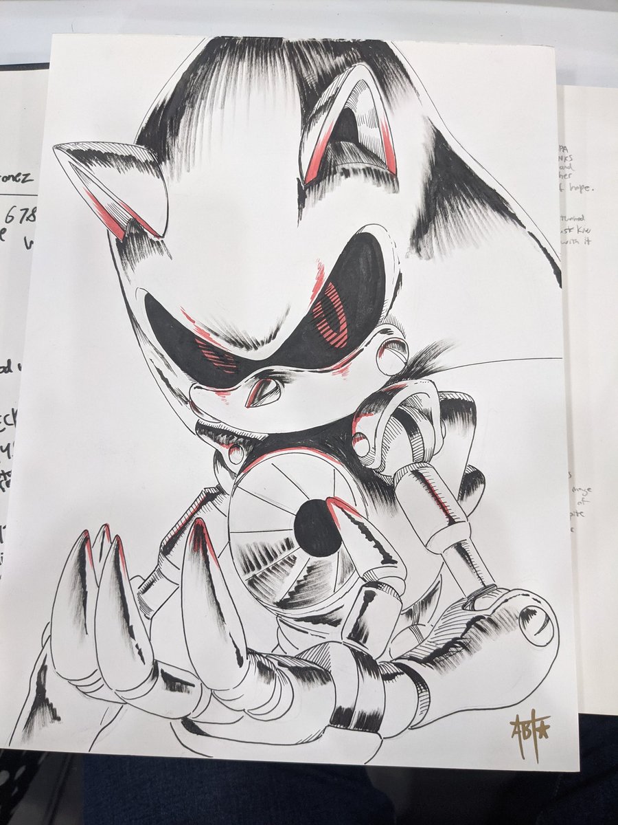 Day 2 at #NYCC2021 and already a ton of #SonicTheHedgehog commissions to finish up :) 