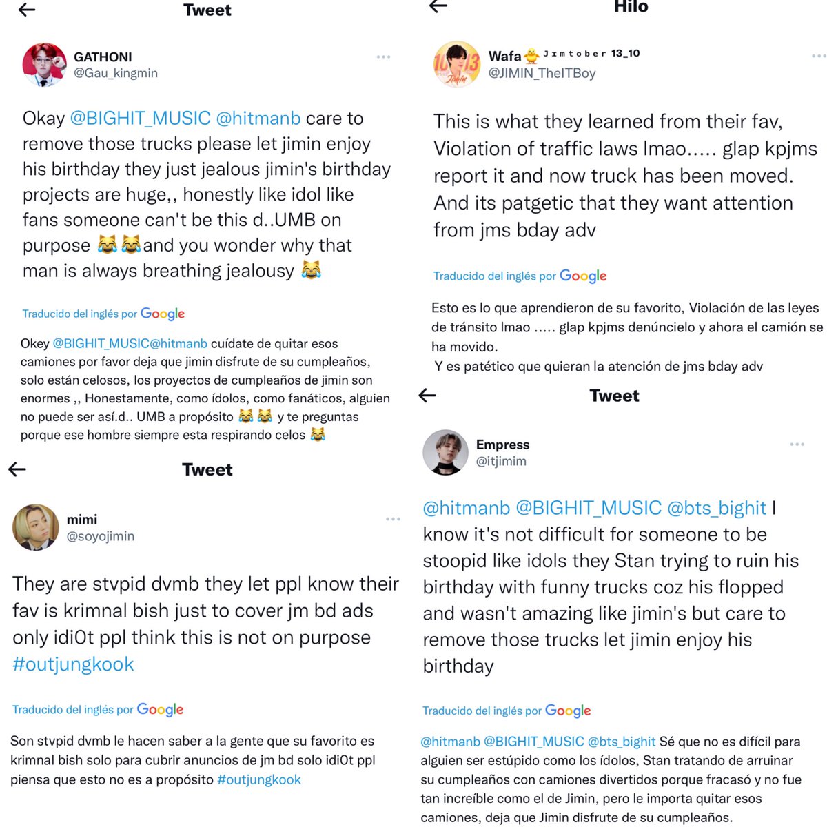 jeonjkzip's tweet photo. 🚨⚠️REPORTE MASIVO⚠️🚨

DENUNCIAR y BLOQUEAR por:

◽sp@m
◽cuenta h@ckeada
◽tweets que incitan al 0dio

!!! NO INTERACTUAR !!!

🔗 https://t.co/959Mp6wBqQ
🔗 https://t.co/QfAPN3LrWt
🔗 https://t.co/JUoQoeb740
🔗 https://t.co/IMwWM5ThIE
🔗 https://t.co/9HGjZ1C4f4
⬇️ https://t.co/AG5lEmbH0V