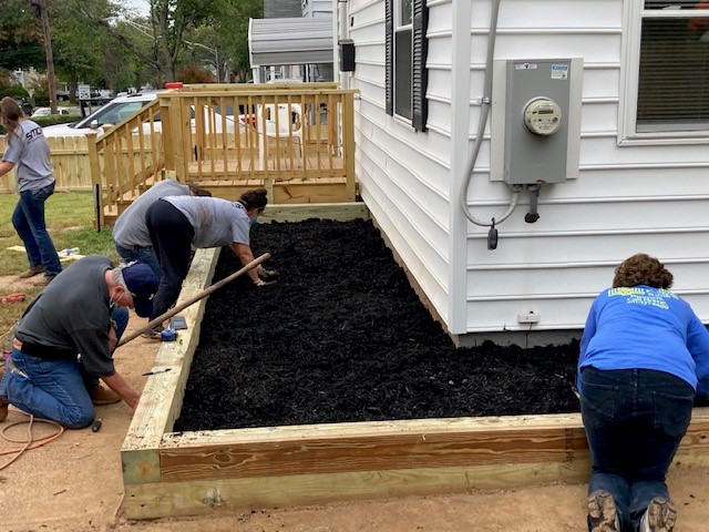 We thank SMC Infrastructure Solutions for working on a garden bed at our Hawthorne home last month. Great work!