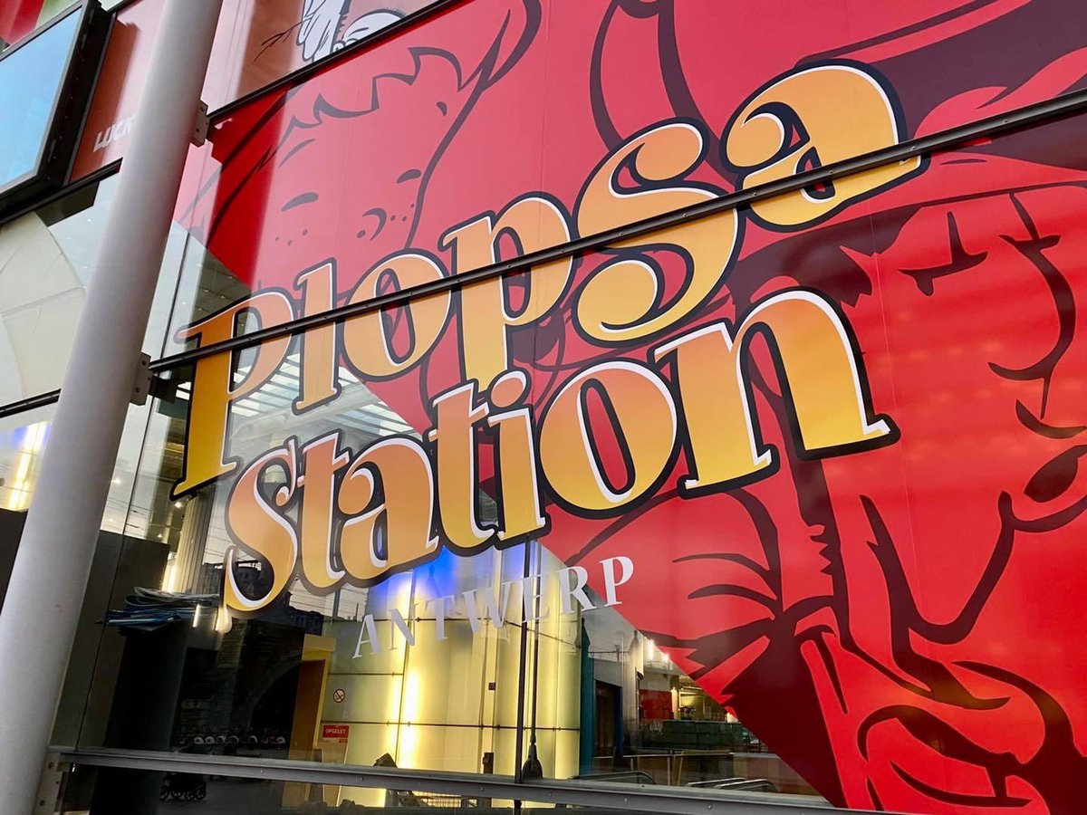 plopsafansbe's tweet photo. Je kan er niet meer naast kijken! De ingang van #PlopsaStation Antwerp kreeg een upgrade. https://t.co/NLHWDJDv1l