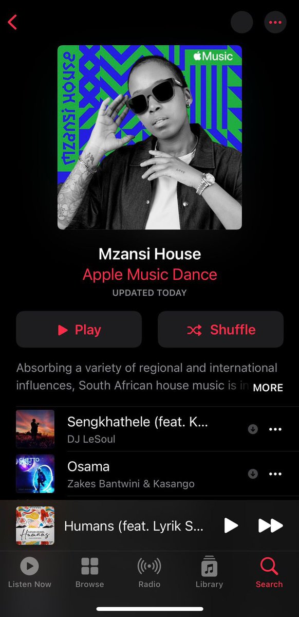 DjLeSoulSa's tweet photo. Beyond grateful. Sengkhathele ft @khayamthethwa is number one. Shoutout to @applemusic for making me the face of Mzansi House Music. 
#Higherfrequencies https://t.co/3brN8eecL1