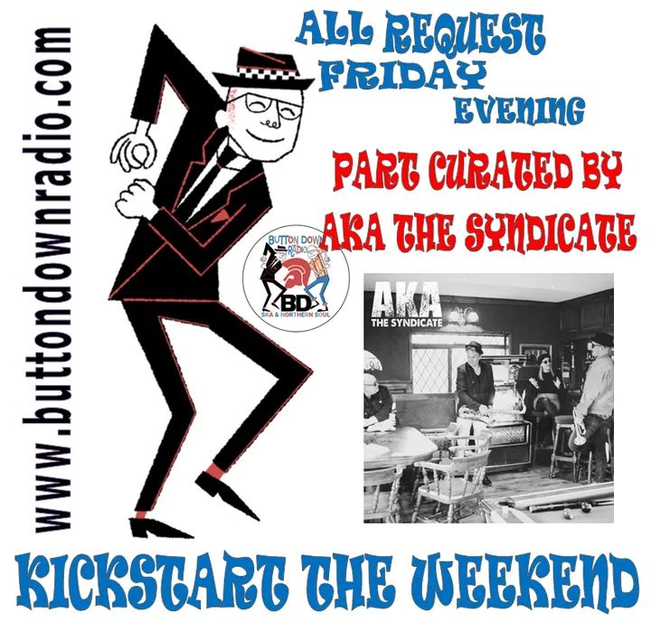Button_Down5446's tweet photo. Coming up just after 18.00 UK time on https://t.co/JpO88fR6mC All Request Friday show with 11 tracks chosen by @AkaSyndicate #ska #skamusic #BDR #buttondownradio #music https://t.co/HCX4J9Qye9