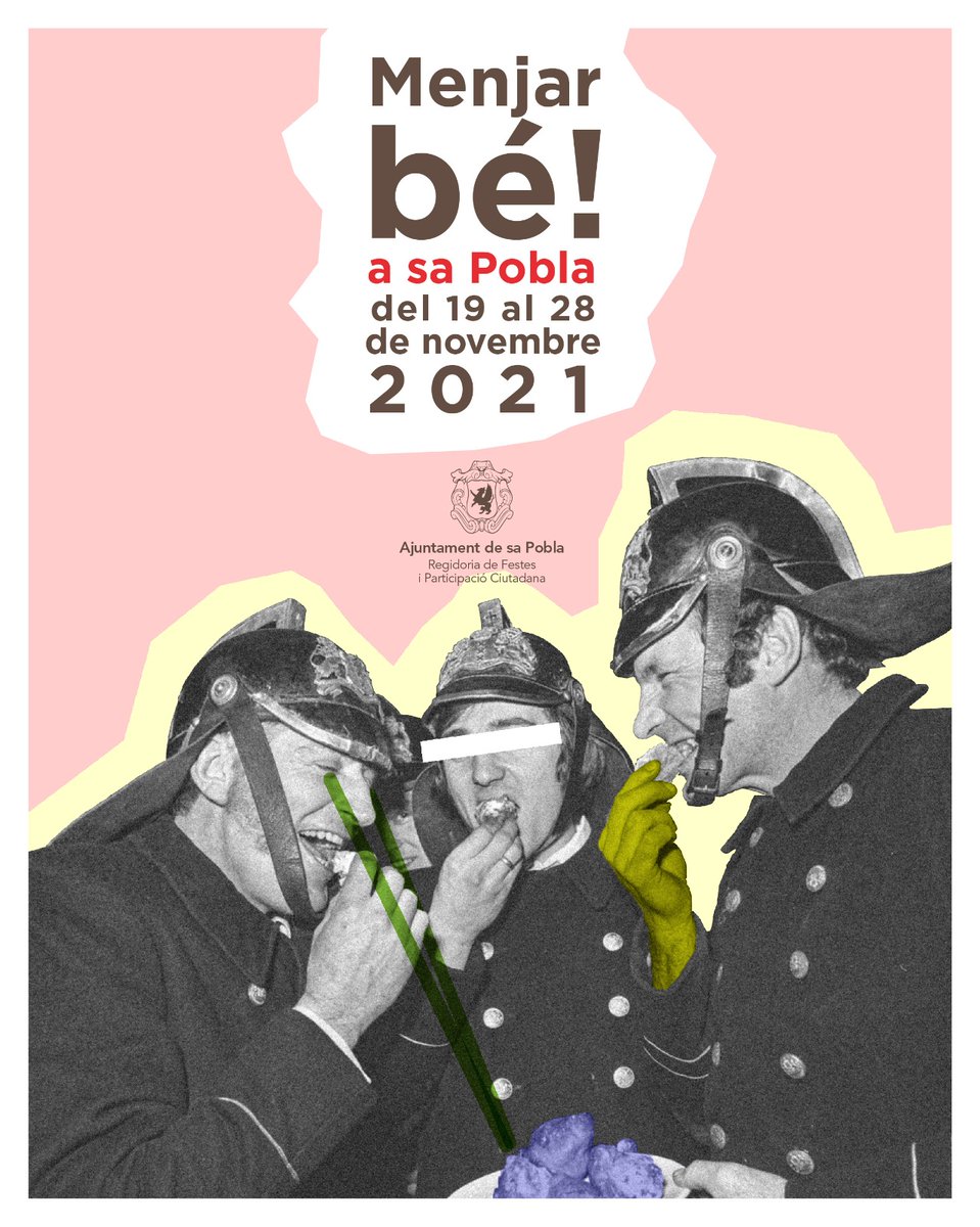 ajsapobla's tweet photo. 🍽 Tens un establiment de restauració? Vols participar a la mostra gastronòmica 'Menjar bé a sa Pobla'?

📋 Apunta't al formulari abans del 29 d'octubre.
https://t.co/DOkRPZ7gpY

#sapobla #menjarbe #gastronomia #FiradelArrosPobler https://t.co/urD9XGDDde