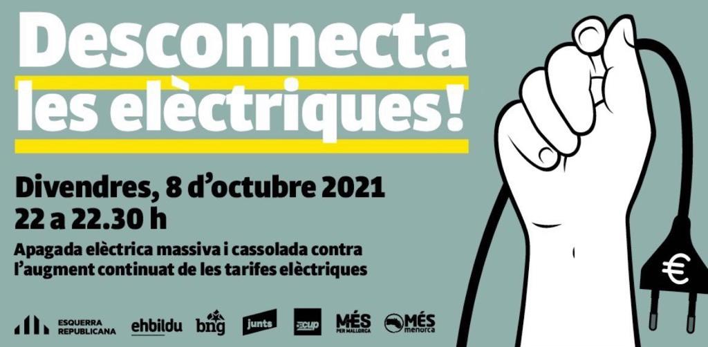 Des de l'Ajuntament ens sumem a l'apagada d'avui divendres, de 22 a 22.30h.

Diem prou a la pujada desenfrenada del preu de la llum!

Per això, en suport a aquesta iniciativa, aquesta nit a pagarem els llums de la Plaça Major i la muralla del Baluard de Santa Anna.