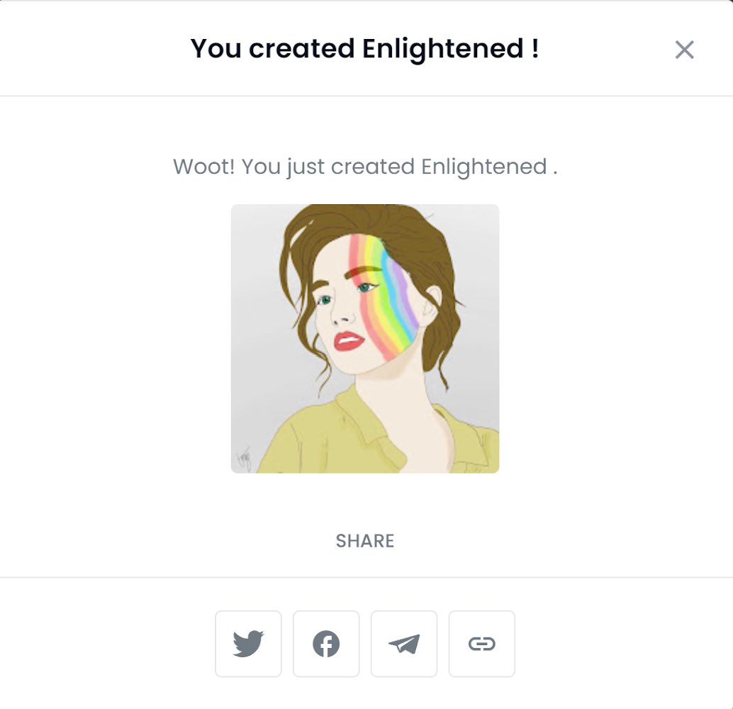 rey_reza's tweet photo. “Enlightened by TRJ” is available now on @opensea . TRJ intends to encourage others to create their own rainbow everyday.

https://t.co/nspKzzgiQx

#SupportingCreators #CryptoArt #CryptoArtist #DigitalArt #Ethereum #nftmalaysia #MalaysiaNFT #digitalart https://t.co/j7DeXnRJav