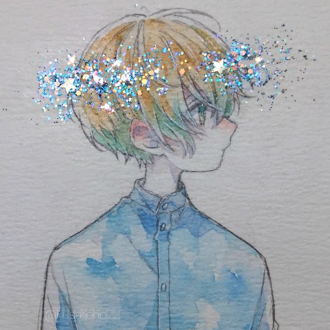 #青で繋がるみんなの輪
青は良い色✨✨ 