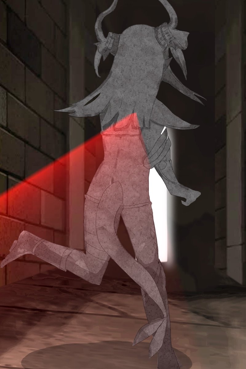 「はぁ、はぁ……あーもう！途中で剣も盾も盗られちゃったから、モンスターに遭遇したら逃げなきゃいけないじゃない！まあ、アタシ程の勇者ならそんなのヨユーで突破出来るに決まってるけど！……あっ！子犬、見なさいアレ！光よ！やったわ！出口はもう目の前ね！このまま逃げ切ればーー」