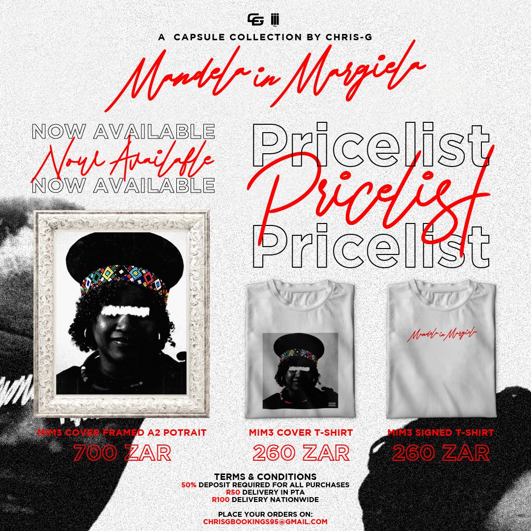 Zosti_'s tweet photo. Mandela In Margiela 3 / Official Merch & Portraits ๐๐๐ฟ๐ฆ
NOW AVAILABLE
- LIMITED #MIM3 merchandise and RARE A2 portraits specially SIGNED by myself.
- A percentage of the funds will be DONATED to a selected care/foundation .
@chrisgthegoat_ https://t.co/ZCHkANyA5r