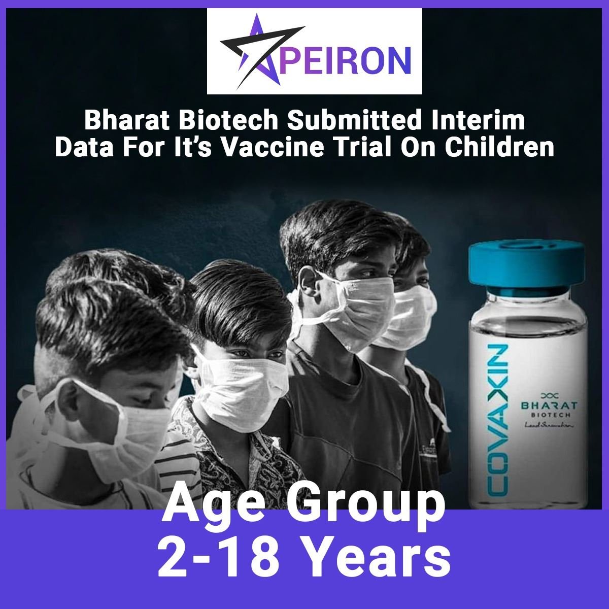 ApeironV's tweet photo. Bharat Biotech submitted Interim Data to the Subject Expert Committee for review.
The company has completed the Phase 2/3 trials of COVID-19 vaccine Covaxin for use in children under 18 years of age.
#apeirontechnoventures #covaxindata #interimdata #trialphase #data #covid https://t.co/KDayA9kR98