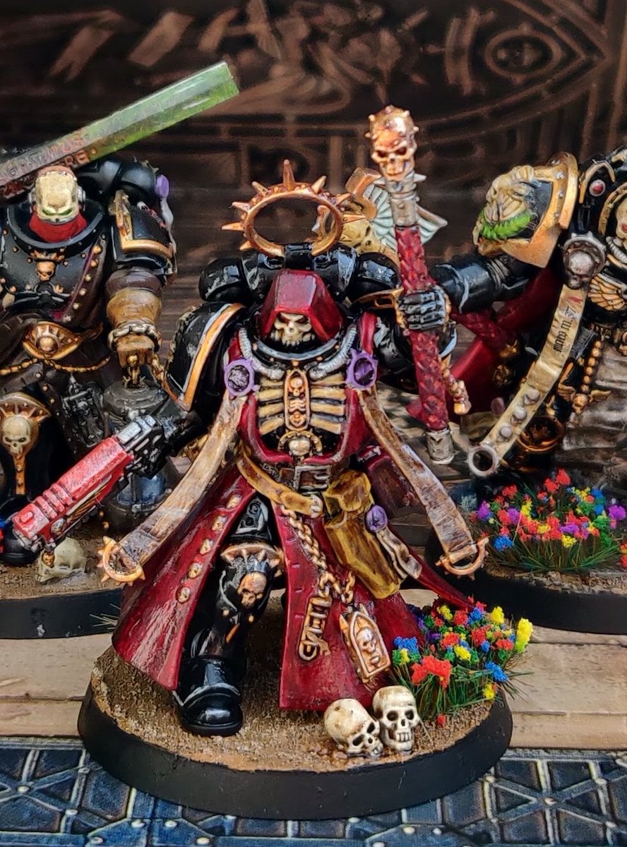 WH40k_Chris's tweet photo. @AsgardWargames My Minotaurs Primaris Chaplain.. Super proud of this one.
#CastusCompetition https://t.co/8r5HeEY4Md