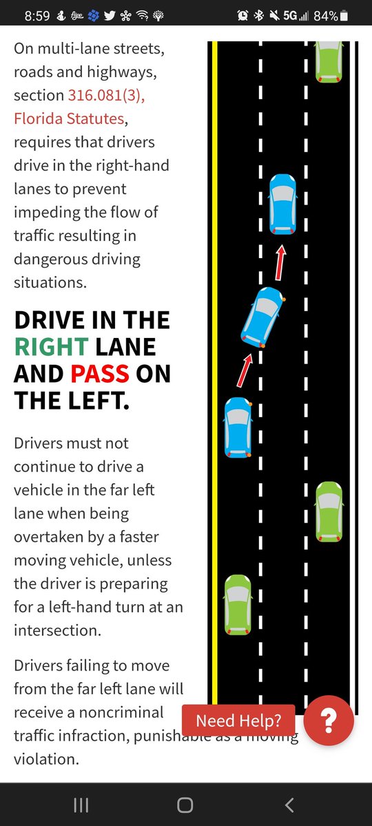 breitjenn's tweet photo. @fatfaceandstu @realStanVG Just gonna throw this out here...ya know from the Florida driving handbook. Two wrongs don't make you right, just statistically more dangerous https://t.co/4XUFaIPtFF
