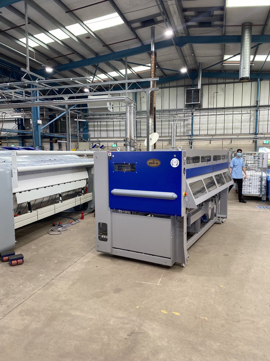 Michael28267747's tweet photo. New ironer line being fitted in our on site laundry this is the next step to ensure uninterrupted linen supply for the trust 👍 https://t.co/W5FX5uyHNK