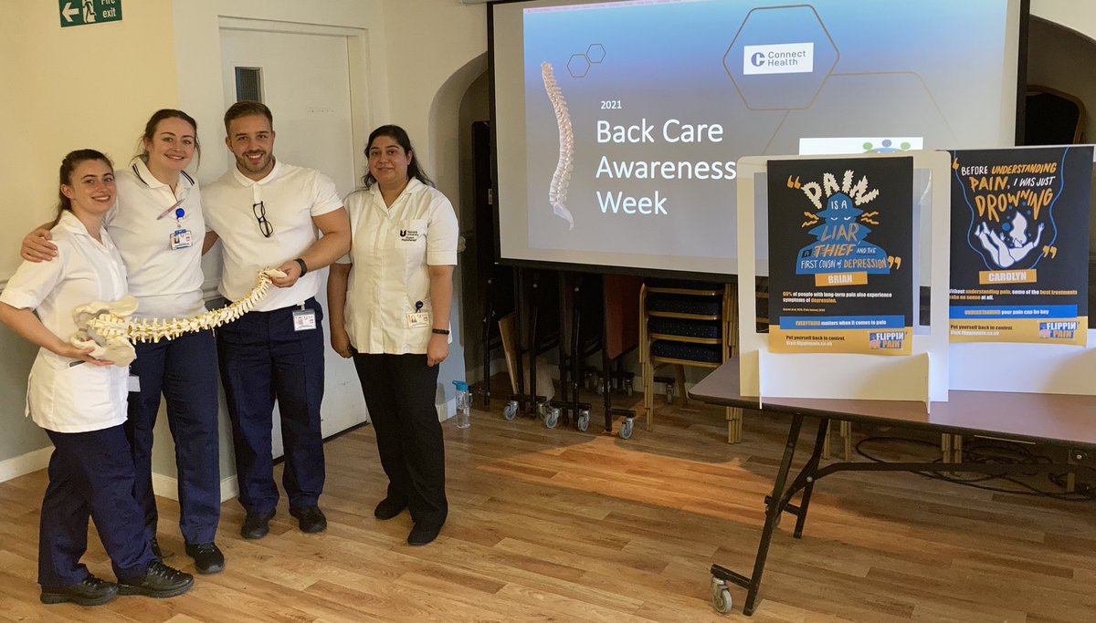 nicklivadas's tweet photo. Students from @SocietyTeesside led our Darlington @Connect_Health_ #BackPainAwarenessWeek event 🙌🏻
💡A pop up stand
🗣Community seminar
💥Myths busted
The physio future is in safe hands 👏#PublicHealth #MythBusting #FlippinPain #ProudEducator ☺️ https://t.co/nMzu9iw3wo