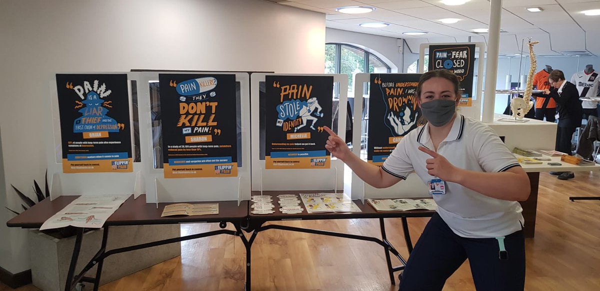 nicklivadas's tweet photo. Students from @SocietyTeesside led our Darlington @Connect_Health_ #BackPainAwarenessWeek event 🙌🏻
💡A pop up stand
🗣Community seminar
💥Myths busted
The physio future is in safe hands 👏#PublicHealth #MythBusting #FlippinPain #ProudEducator ☺️ https://t.co/nMzu9iw3wo