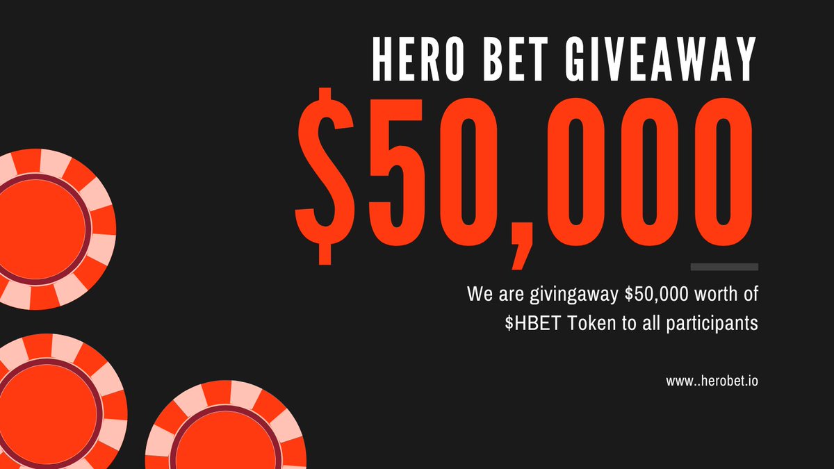 We are giving away free $50,000 worth of $HBET for 5,000 participants who can follow the instruction correctly.

Quote Retweet
Tag 5 Friends
Comment BSC Wallet

Form: docs.google.com/forms/d/e/1FAI…