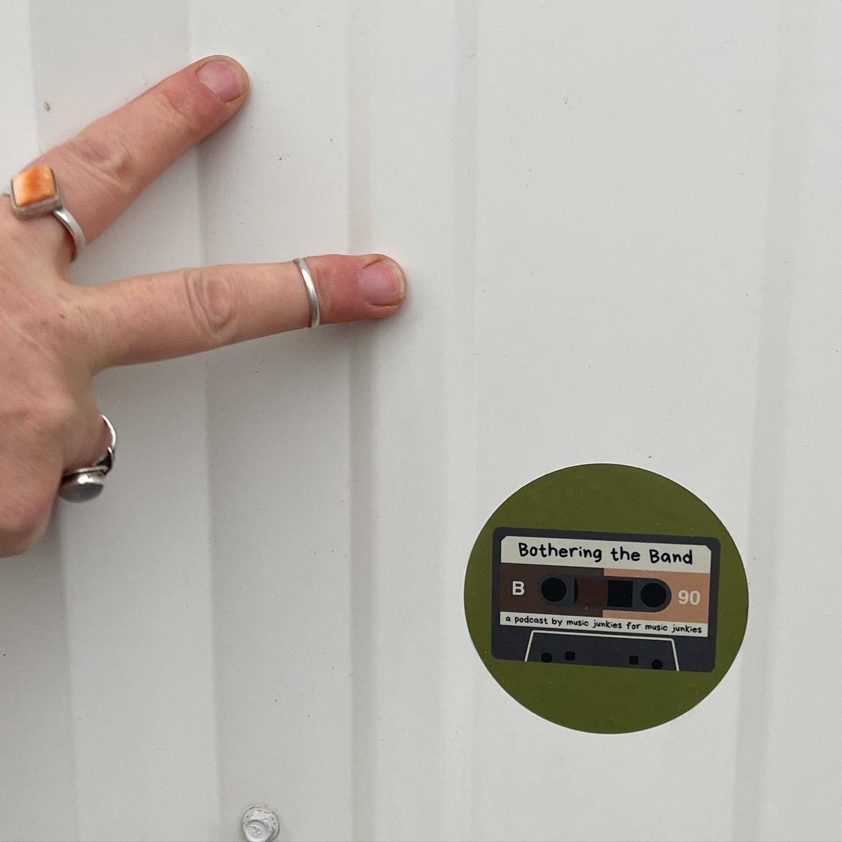 BotheringBand's tweet photo. #botheringtheband spotted in the wild! Show us your stickers!
#happyfriday #stickerjunkie #btb #musicjunkie https://t.co/JJx8kqgVcO