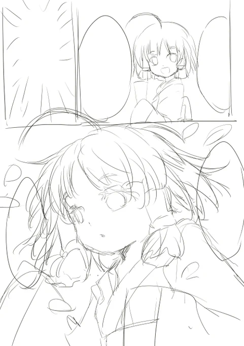 カフェちゃんとブレークタイムとしてのネームなんて超久々…🍵 