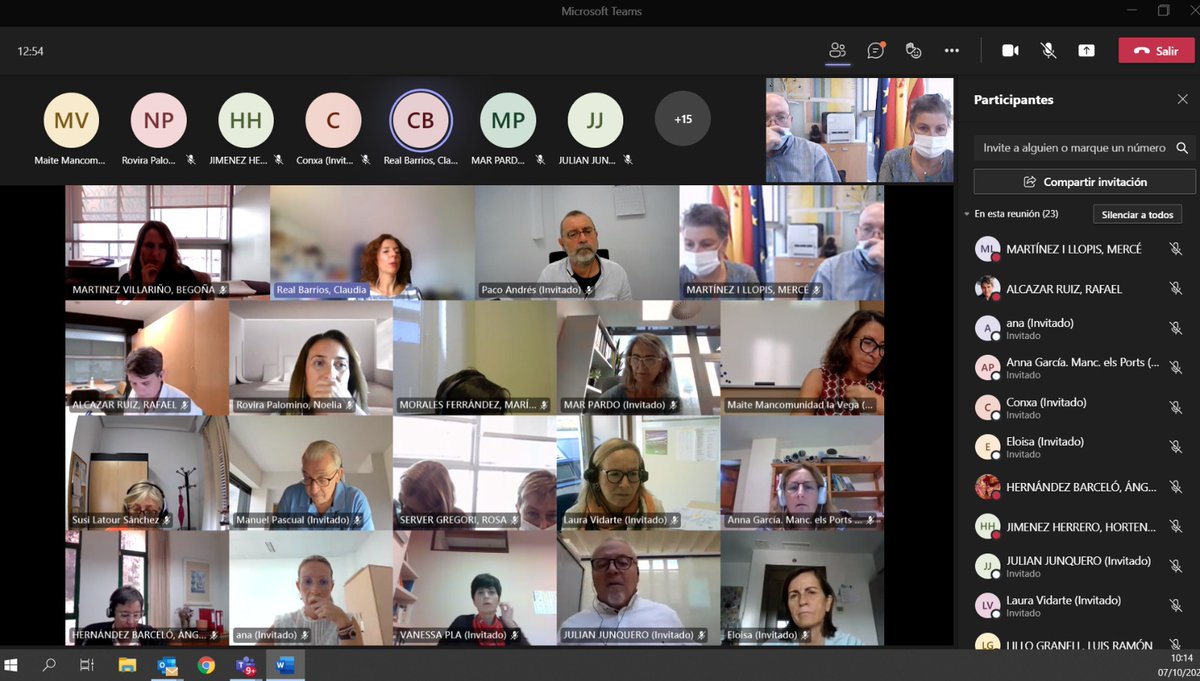 📷 Reunió amb ajuntaments, Diputacions i professionals de @GVAinclusio per avançar en la creació d'una Història Social Única.
👉 Generant espais de coordinació social i sanitària.
#SistemaPublicValenciàdeServeisSocials #SonElsTeusDrets #LaQuartaPota.