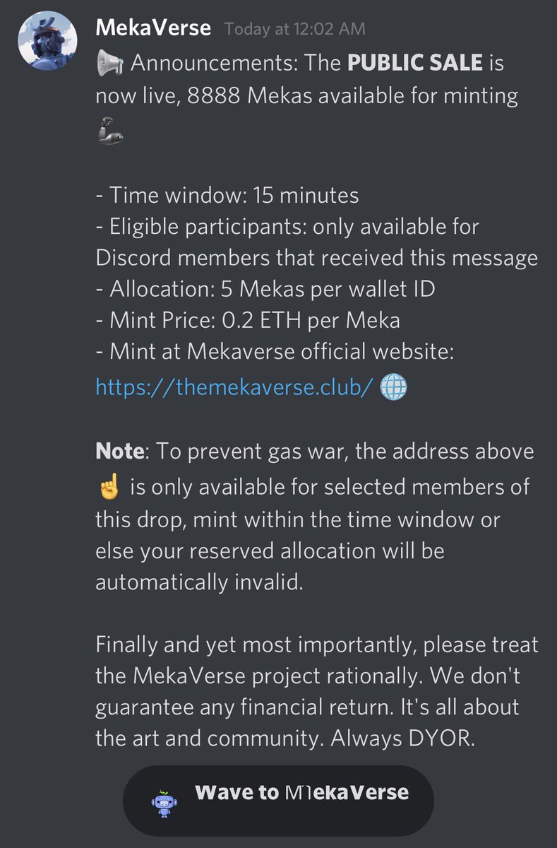 AlertRug's tweet photo. Watch out for scams like this on discord!

Be careful frens https://t.co/Dw6H760Msw