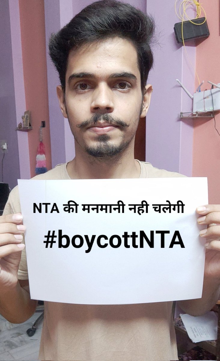divyanshu0301's tweet photo. #boycottNTA 
#cancelbhuentrance 
@WorldBhu https://t.co/p9hgZV4mvI