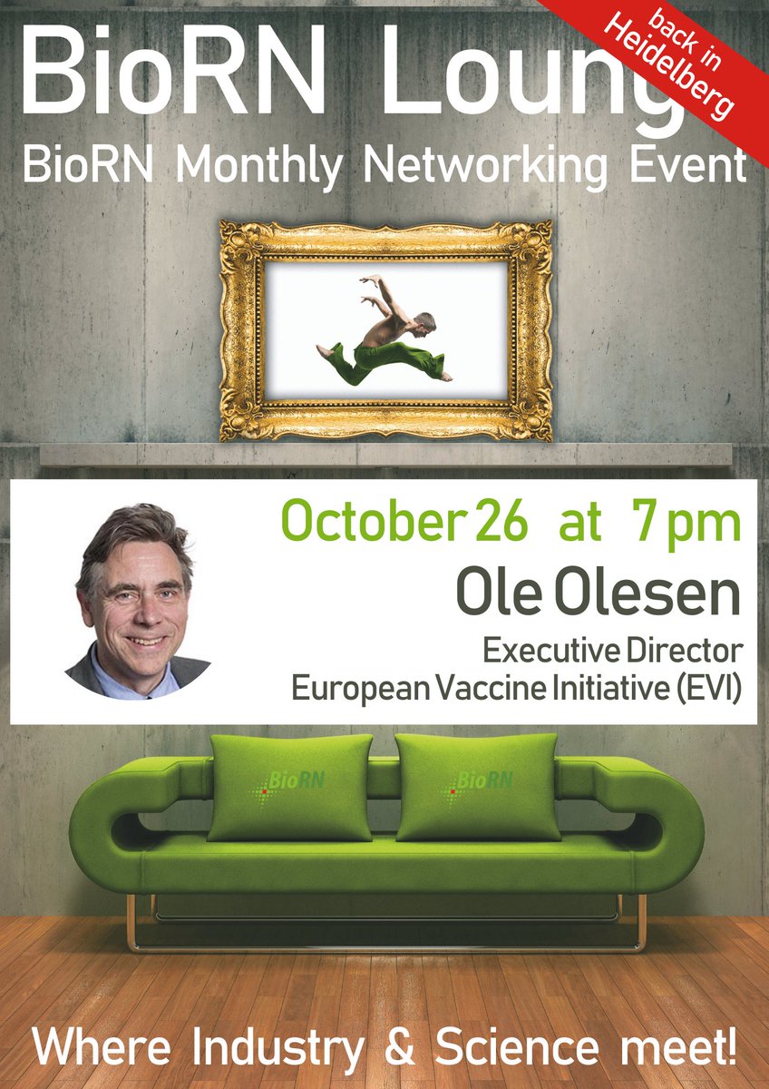 EuropeVaccine's tweet photo. Our Executive Director, Dr Ole Olesen will be discussing 'Vaccine development after COVID-19' at the next #BioRNLounge.
We are glad to be back together in Heidelberg and reconnecting with fellow members of the @BioRNCluster.
Register now➡ https://t.co/fFIlm060ry
See you there! https://t.co/yMzV6fmCx1