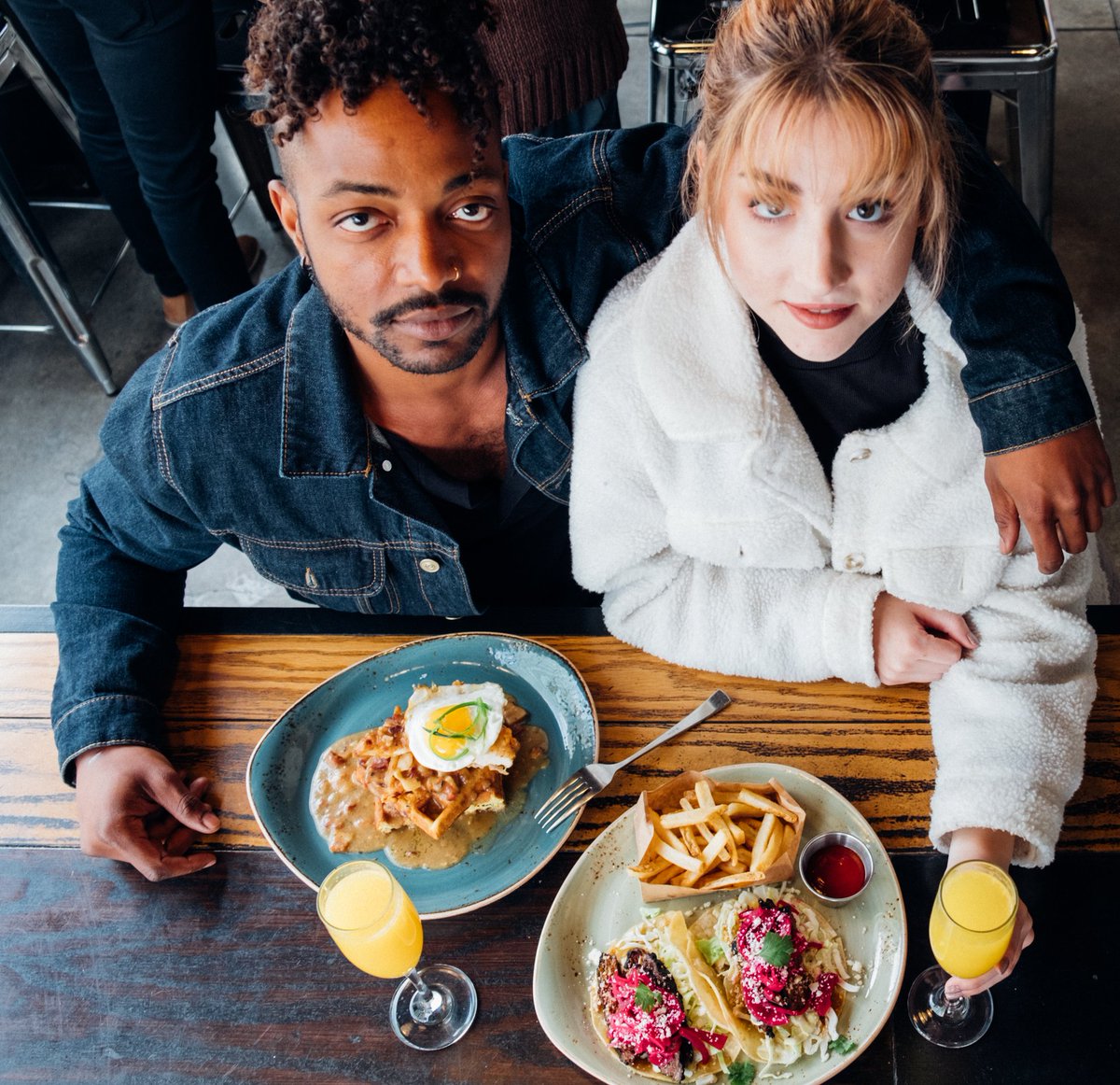 Looking forward to brunch at Public School on 10/11 👁️👅👁️ 
We've got refreshing mimosas, yummy brunch items, and the fan favorite avocado toast!

#brunchies #brunchtime #lookup #mimosas #columbusday #friendsday #cheers #foodies #foodporn #foodstagram