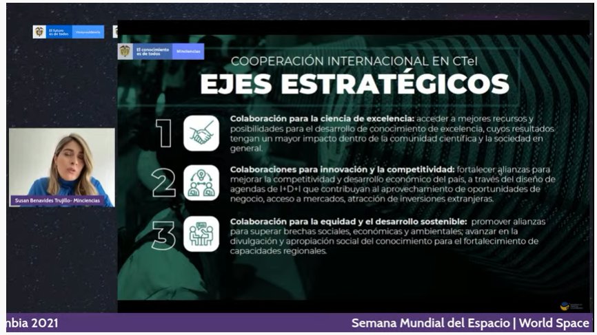 #WSWColombia2021 Generar instrumentos para avanzar el capital social, pasar a una cooperación emergente, con más proyectos de I+D, donde esa producción científica logre grandes impactos <a href="/MincienciasCo/">MinCiencias Colombia</a>