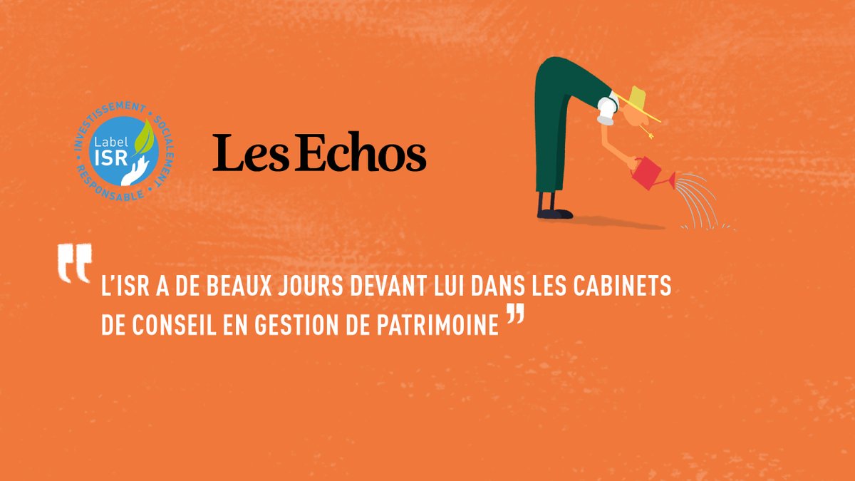 #DansLaPresse 📰| "#Epargne responsable : quelle valeur ajoutée pour les conseillers en gestion de patrimoine ?"  

Décryptage de <a href="/camille_prigent/">Camille Prigent</a> dans <a href="/LesEchos/">Les Echos</a>.
➡️ lesechos.fr/patrimoine/pla…

#CGP