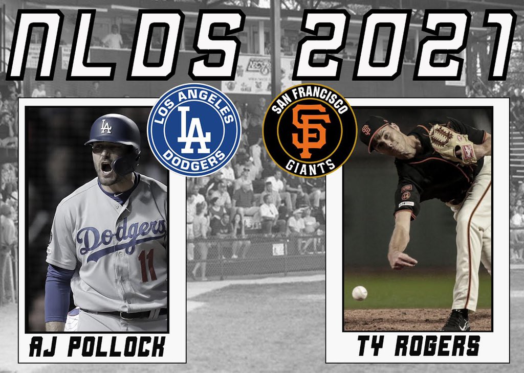 NeersBase's tweet photo. Former ‘Neers @tyrogers2020 (@SFGiants) and  AJ Pollock (@Dodgers) square off in the NLDS tonight at 9:30 pm on @TBSNetwork. @rmurph1008 was named @MLBPipeline  Top Prospect for the @SFGiants ) and @dmendick01 will be playing for the @whitesox in the ALCS. https://t.co/LDSeJZxSrc